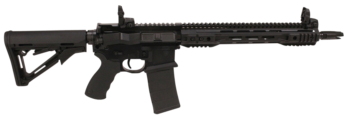 Franklin Armory 1241BLK M4 XTD 5.56x45mm NATO 16 30+1 Black Hard Coat Anodized Salt Bath Nitride Adjustable Magpul CTR Stock Black Ergo Ambi SureGrip Grip Right Hand