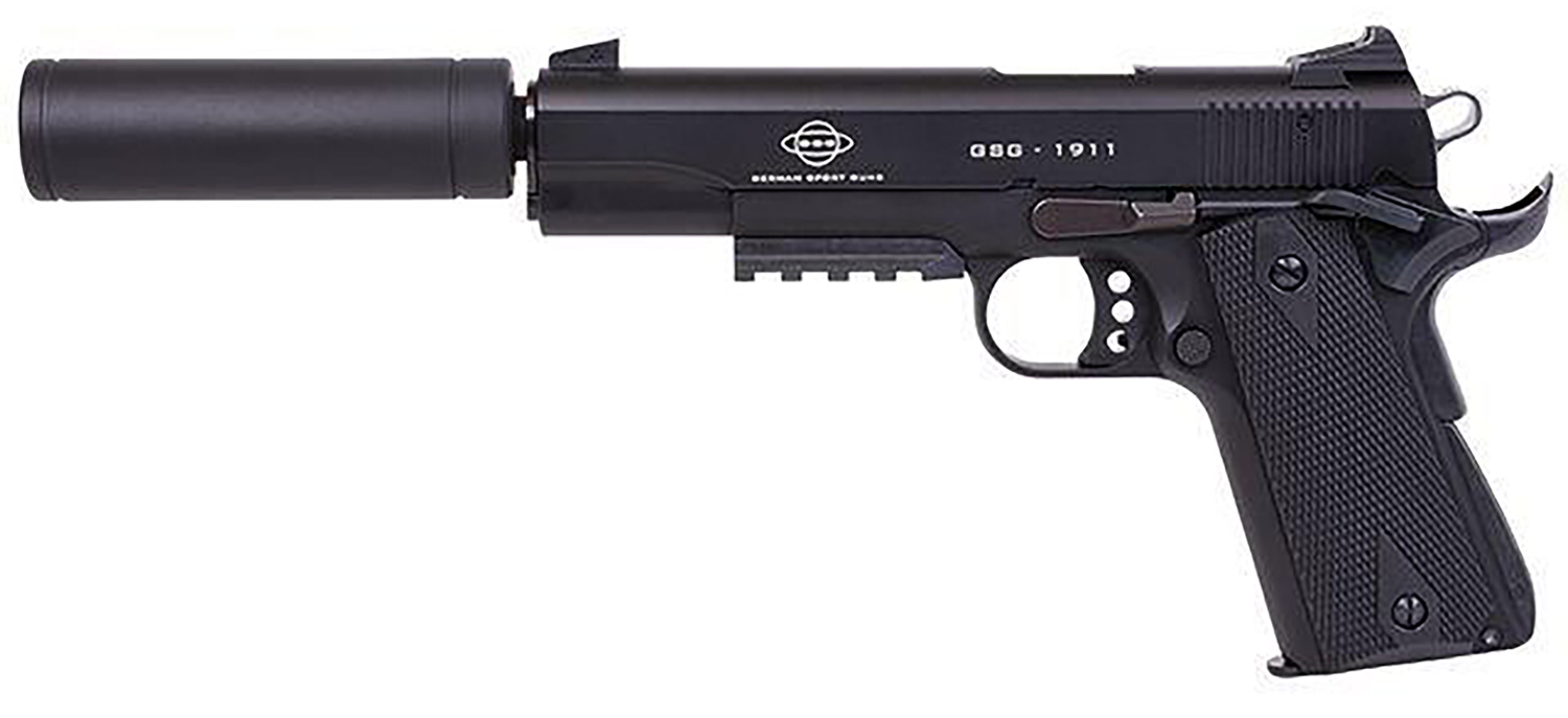 ATI GSG 1911 Pistol - Black .22LR 5" Threaded Barrel 10rd Picatinny Rail - GER - Best Price $302.41