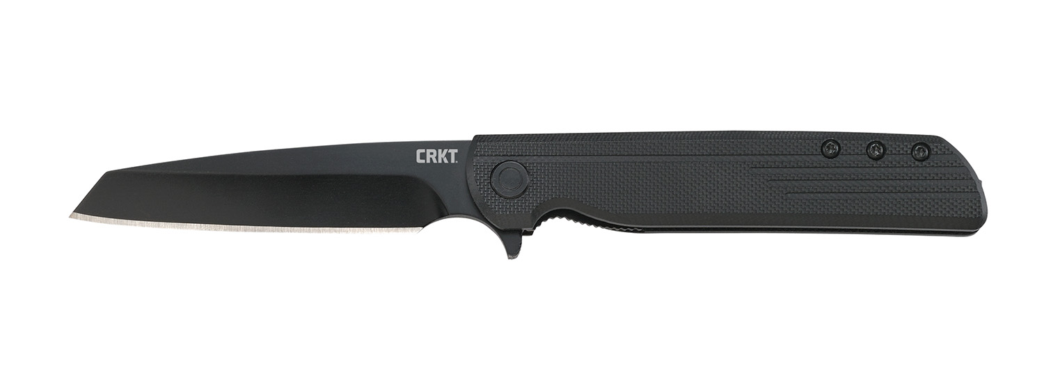 CRKT 3802K LCK+ 3.33" Flip Open Knife, IKBS Bearing, Nylon Scales - Columbia River Knife & Tool - TANTO