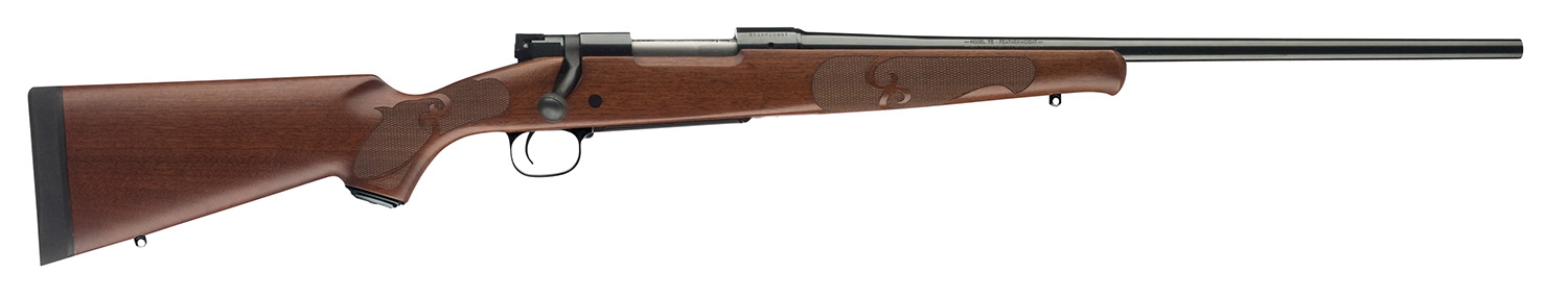 Winchester Guns 535201299 Model 70 Featherweight Compact 6.8 Western 3+1 20" Satin Walnut Fixed w/Feather Checkering Stock Brushed Polish Blued Right Hand