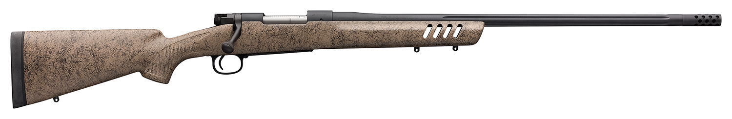Winchester Guns 535243299 Model 70 Long Range 6.8 Western 4+1 24" Matte...-img-0