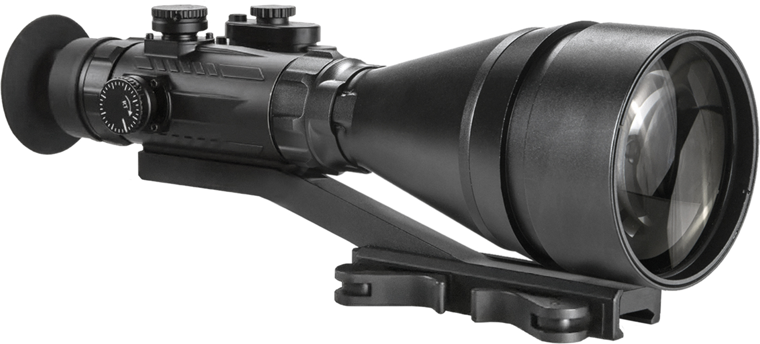 AGM Global Vision 15WP6623453111 Wolverine Pro-6 3AL1 Night Vision Riflescope Matte Black 6x100mm Gen 3 Auto Gated Level 1 Illuminated Red Chevron w/Ballistic Drop Reticle
