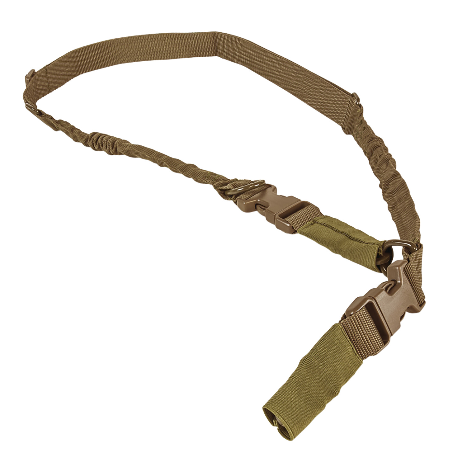 NcStar AARS21PT VISM 1.25" Adjustable Bungee Sling Tan Nylon 55"-72"