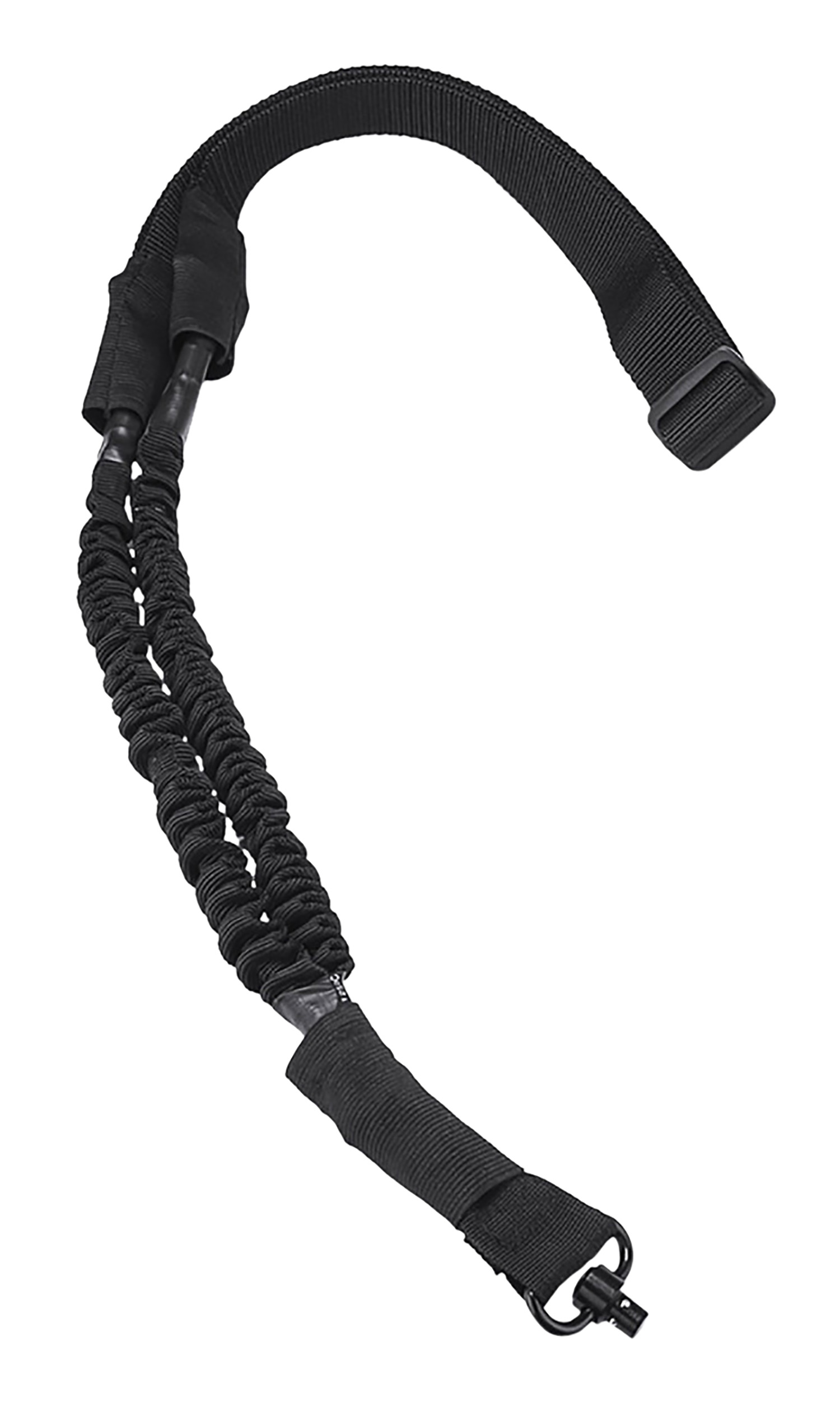 NCSTAR Single Point Black Bungee Sling with QD Swivel (AQDBS1B)