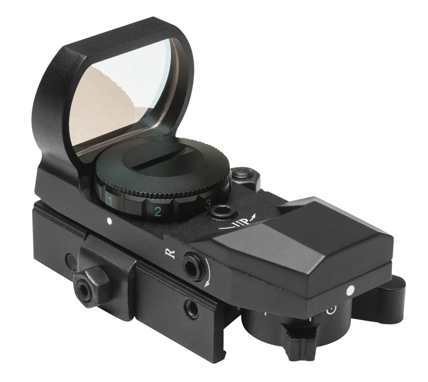 NcStar D4BQ Four Reticle Reflex – Powerful 3 MOA Reflex Optic 5 NcStar D4BQ Four Reticle Reflex alternate view
