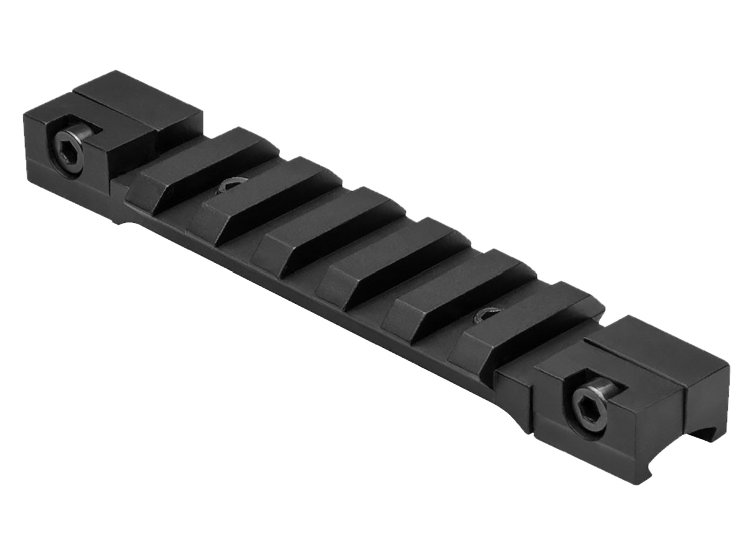 EDEMO Ncstar 3/8in. Dovetail To Picatinny Rail Adapter Mount/Black/Short MA