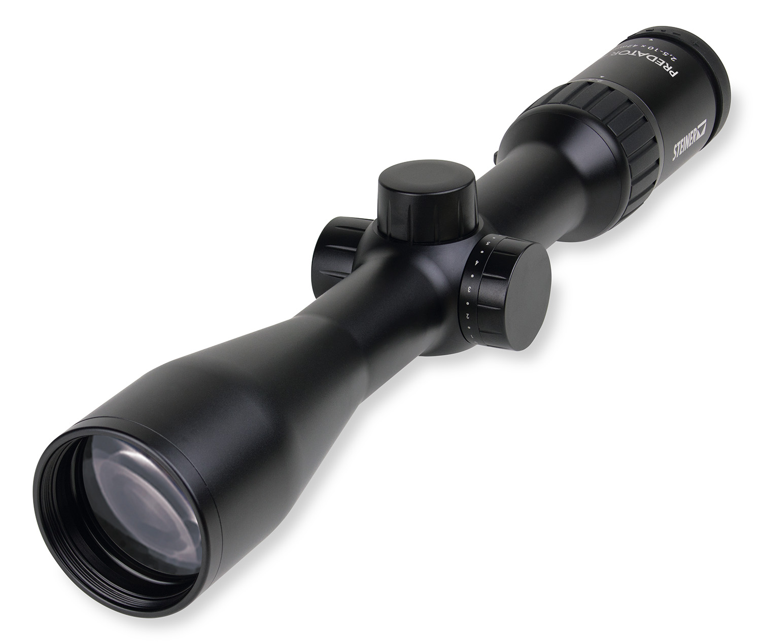 Steiner 8770 Predator 4 Black 2.5-10x42mm 30mm Tube Second Focal Plan... - Steiner Optics - 42MM