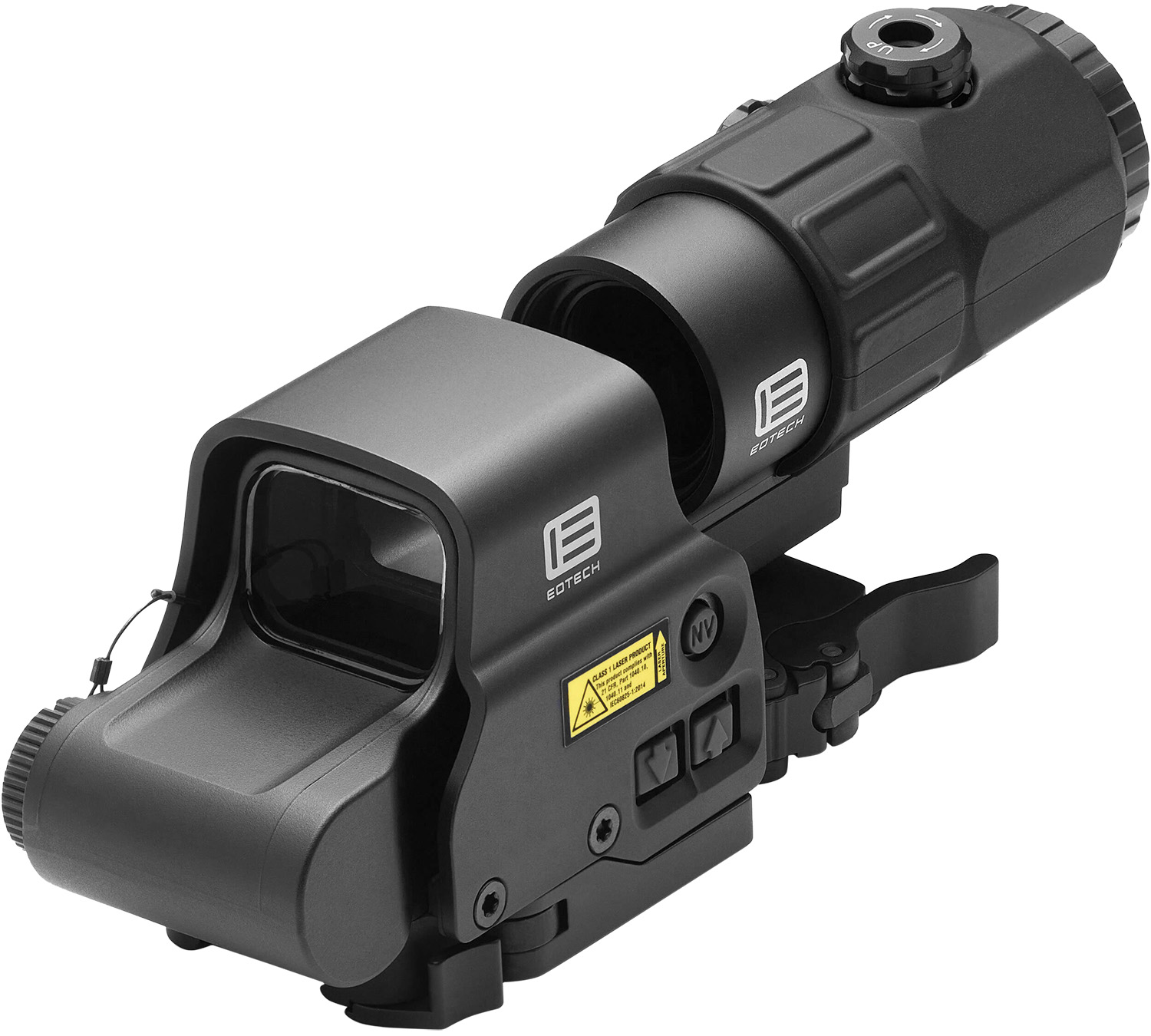 Eotech HHSV HHS V EXPS & G45 Magnifier Matte Black 1x/5x 1.20 x 0.85 4 x 1 MOA Red Dots/68 MOA Ring