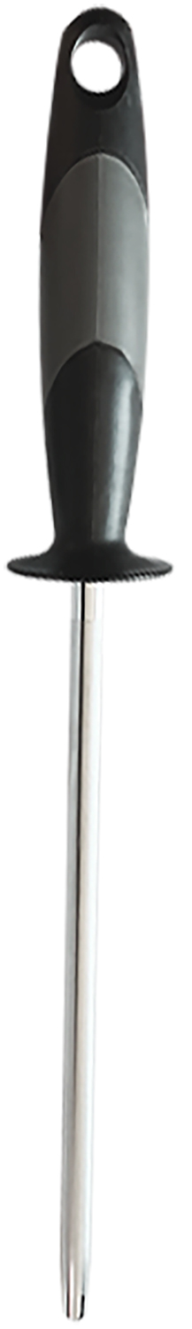 AccuSharp 034C Sharpening Steel  9 Diamond Steel Black Overmolded Rubber Handle Steel