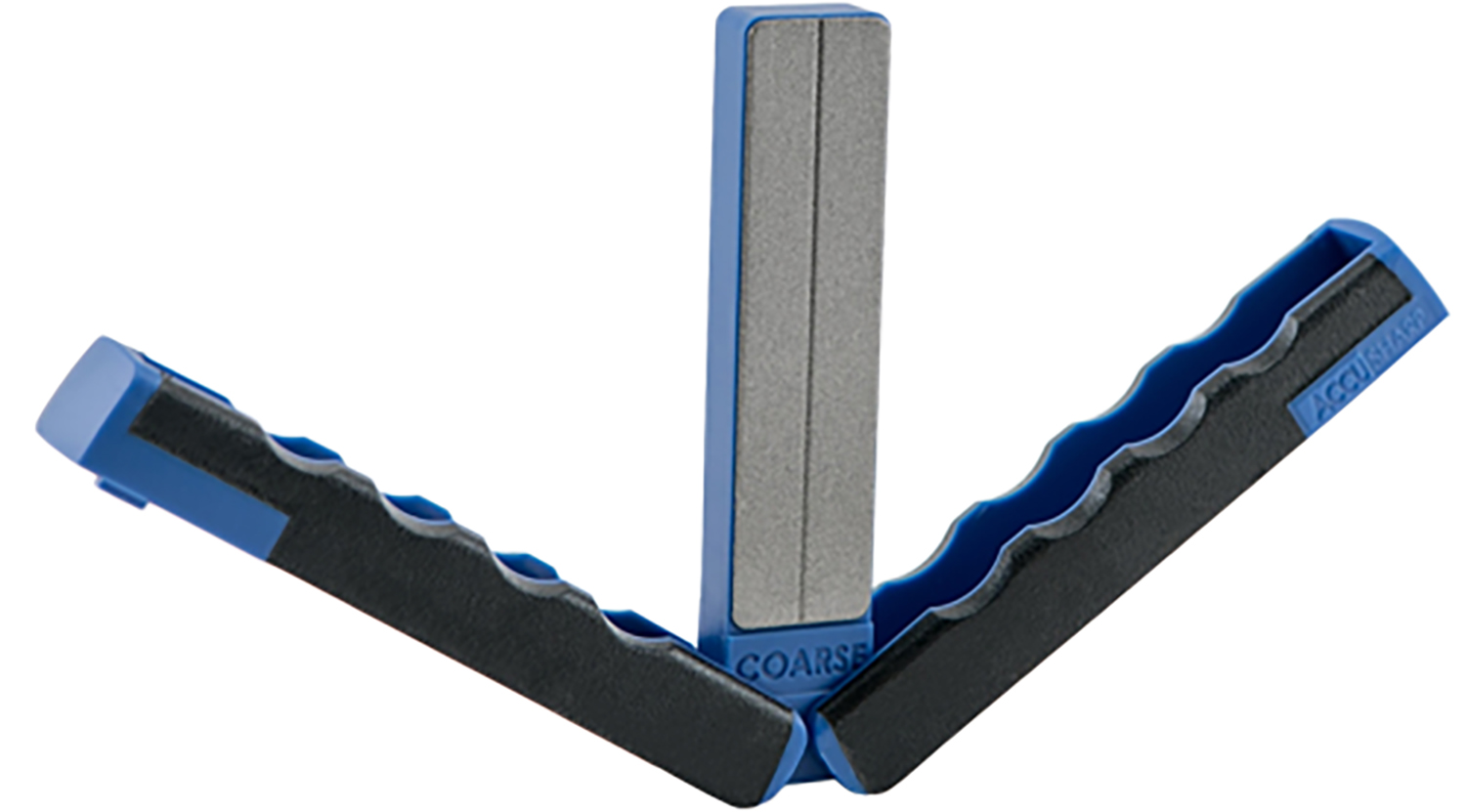 AccuSharp 051C Paddle Sharpener Diamond Grit Coarse 320 Fine 600 Black/Blue