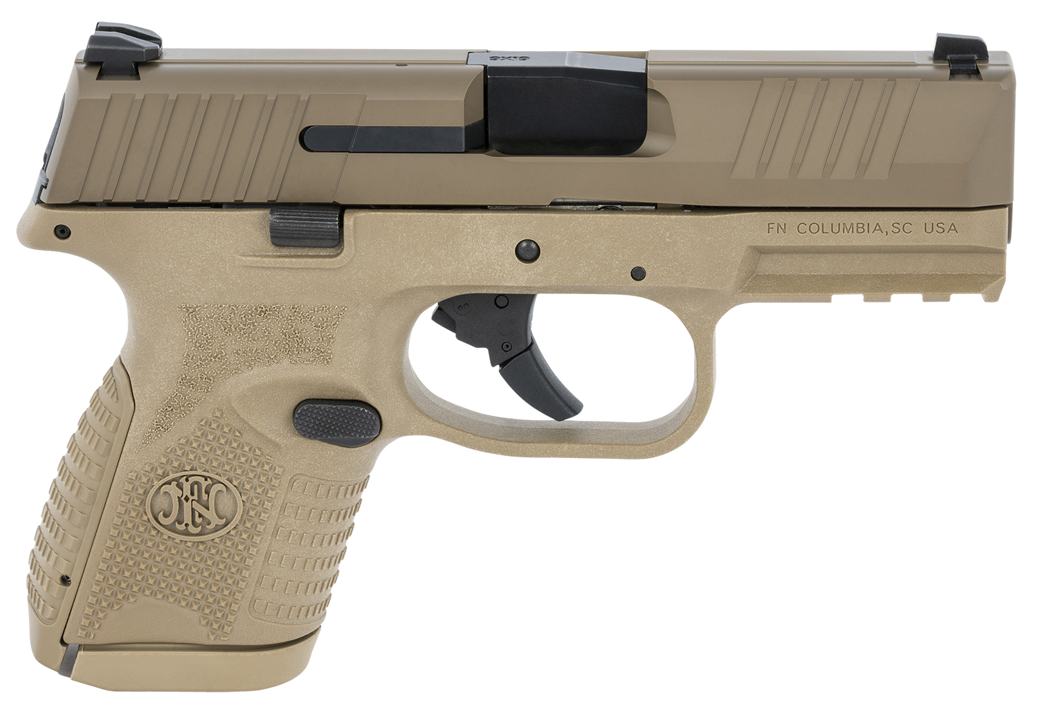 FN 509 Compact 9mm Luger 3.7" Barrel 10+1 FDE - FN America - 9mm