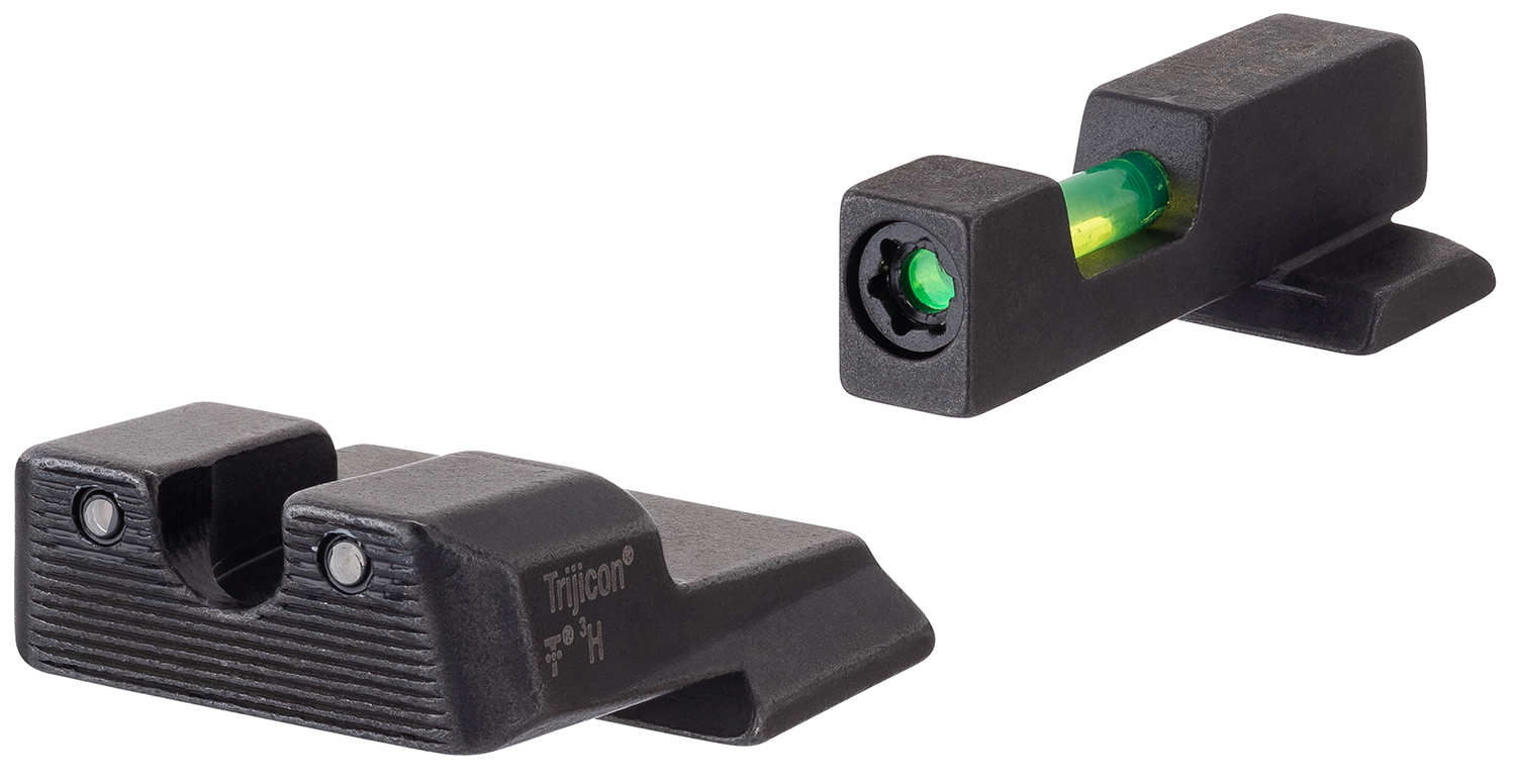 Trijicon 601110 DI Night Sights: Dual-Illuminated, U-Notch, Green Tritium, Smith & Wesson M&P Shield .40 .45 & 9mm - Trijicon - METAL