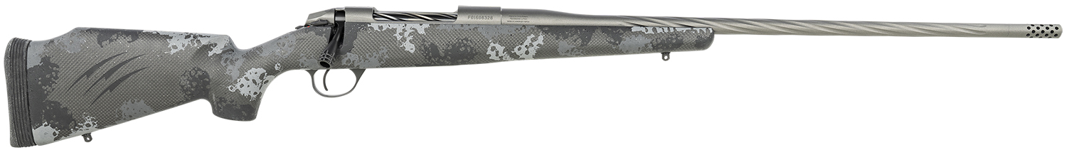 Fierce Firearms FCETW65PRCTIPH Twisted Edge  6.5 PRC 4+1 24 Phantom Camo Carbon Fiber Stock, Gray Cerakote, Right Hand