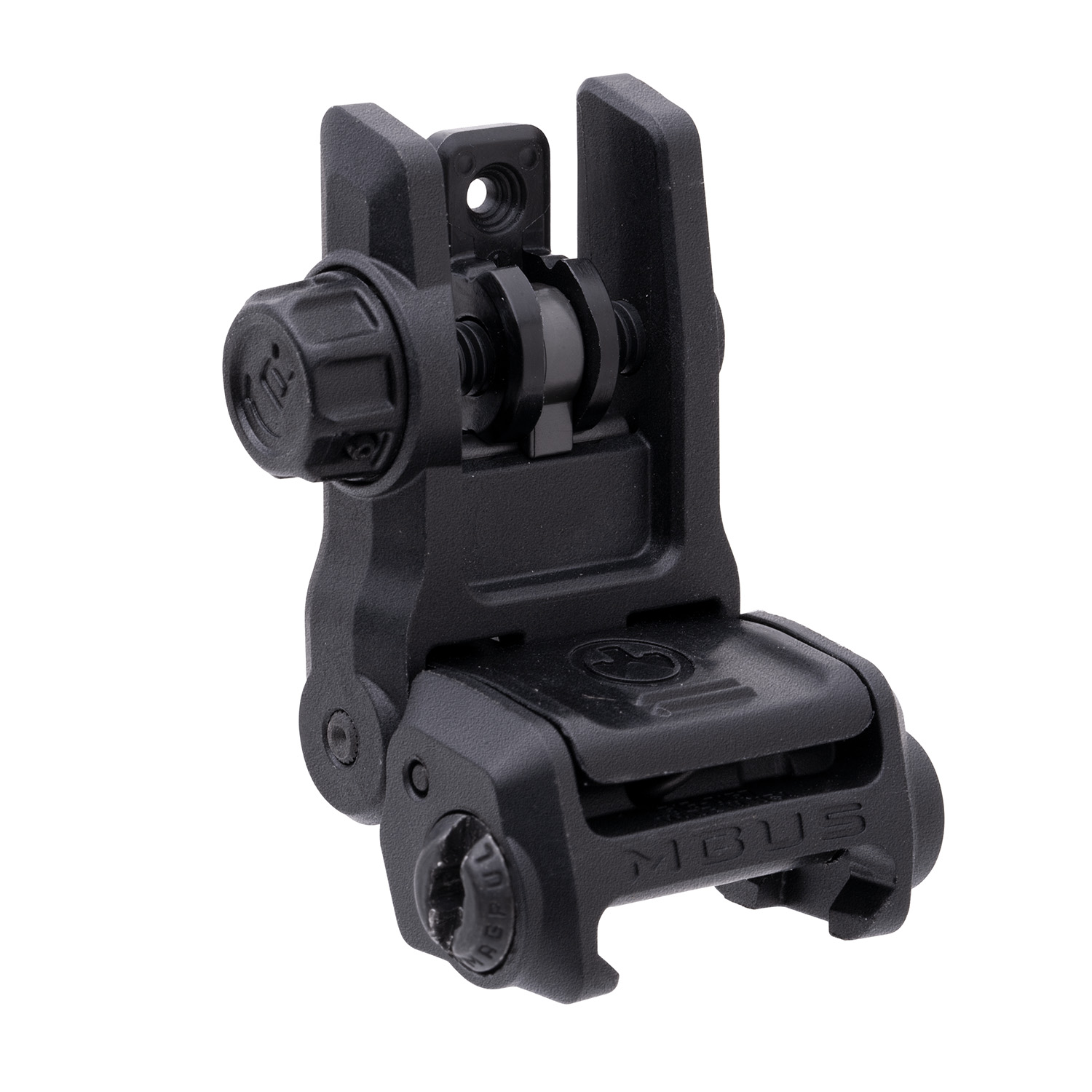 Magpul MAG1167-BLK MBUS 3 Sight Rear  Black Flip Up for AR-10/AR-15/M4/M16/M110/SR-25 Magpul MAG1167-BLK MBUS 3 Sight Rear  Black Flip Up for AR-10/AR-15/M4/M16/M110/SR-25