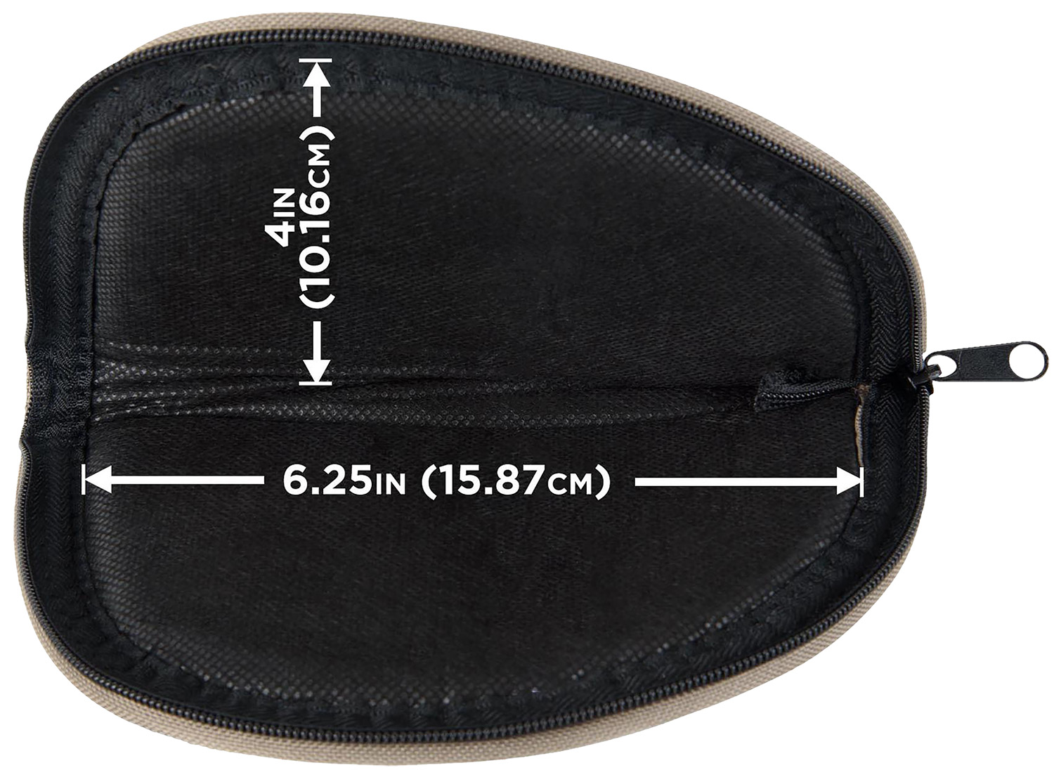 Allen 726 Pistol Case  6 Long Earth Tone Holds Handgun Endura