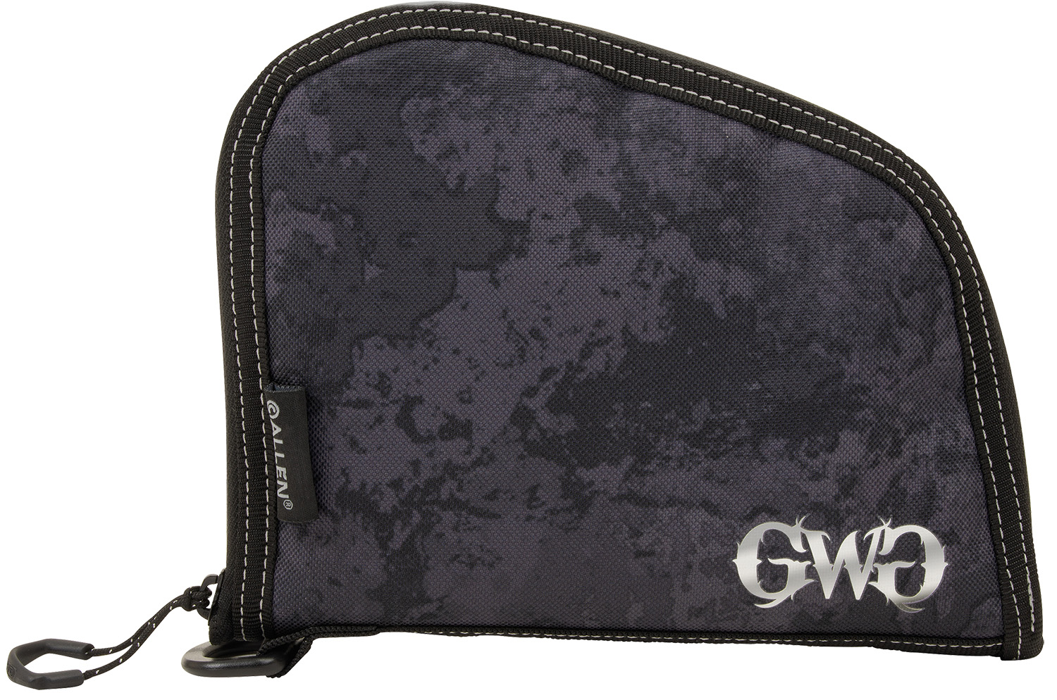 Girls With Guns Midnight Handgun Case 8" Canvas Shade Blackout Camo
