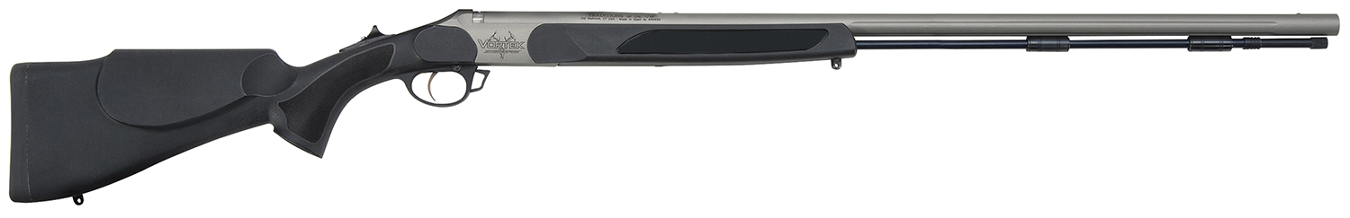 Traditions R56110460 Vortek StrikerFire  50 Cal 209 Primer 28 Stainless Cerakote Black Synthetic Stock