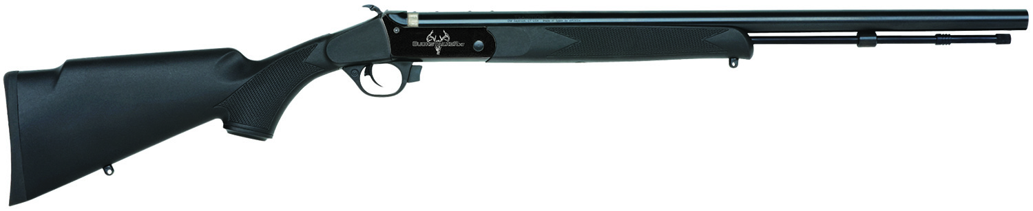 Traditions RY72000840 Buckstalker XT 50 Cal 209 Primer 24 Blued Rec/Barrel Black Synthetic Stock (Youth)