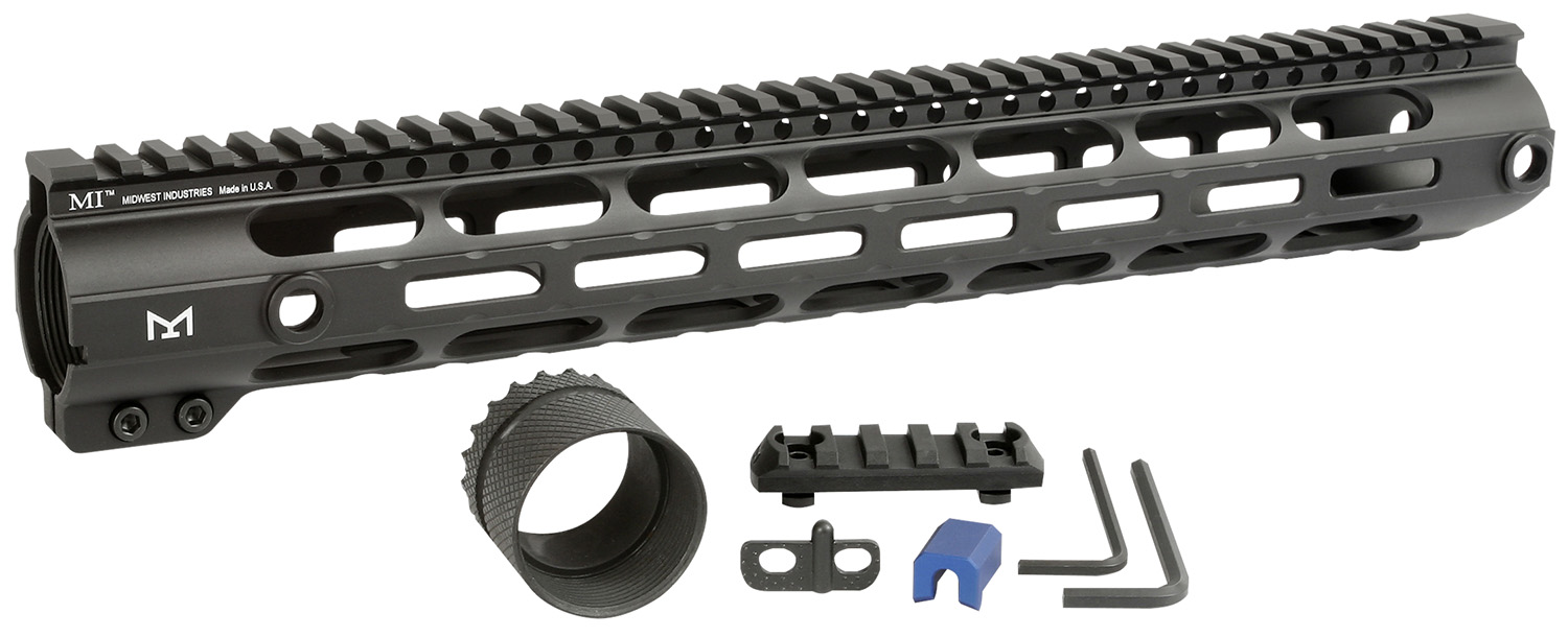 Midwest Industries MICR30815 Combat Handguard AR-308 15" Black Anodized - Midwest Industries