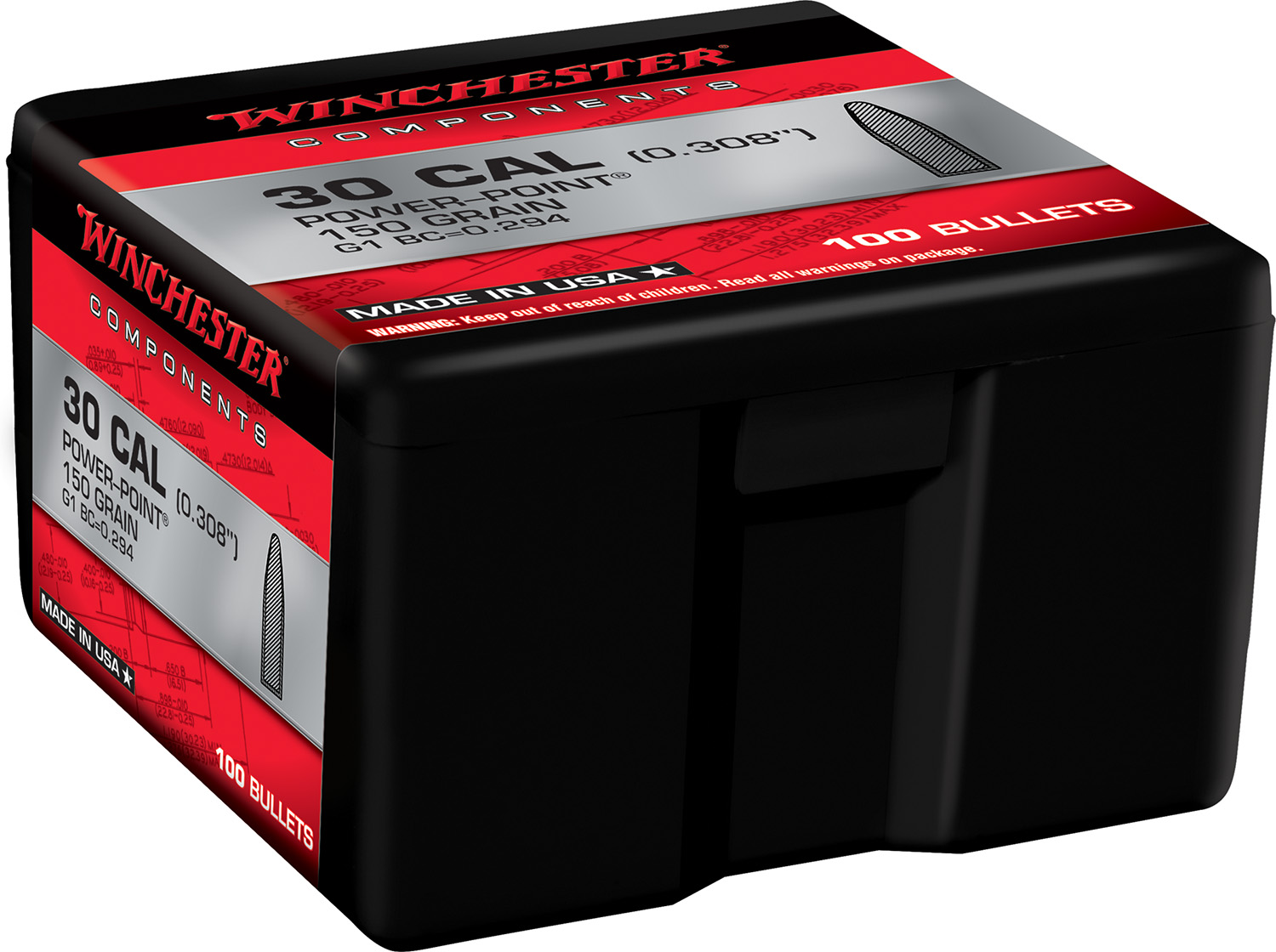 Winchester Ammo WB350M145X Centerfire Rifle Reloading 350 Legend 145 gr Metal Case