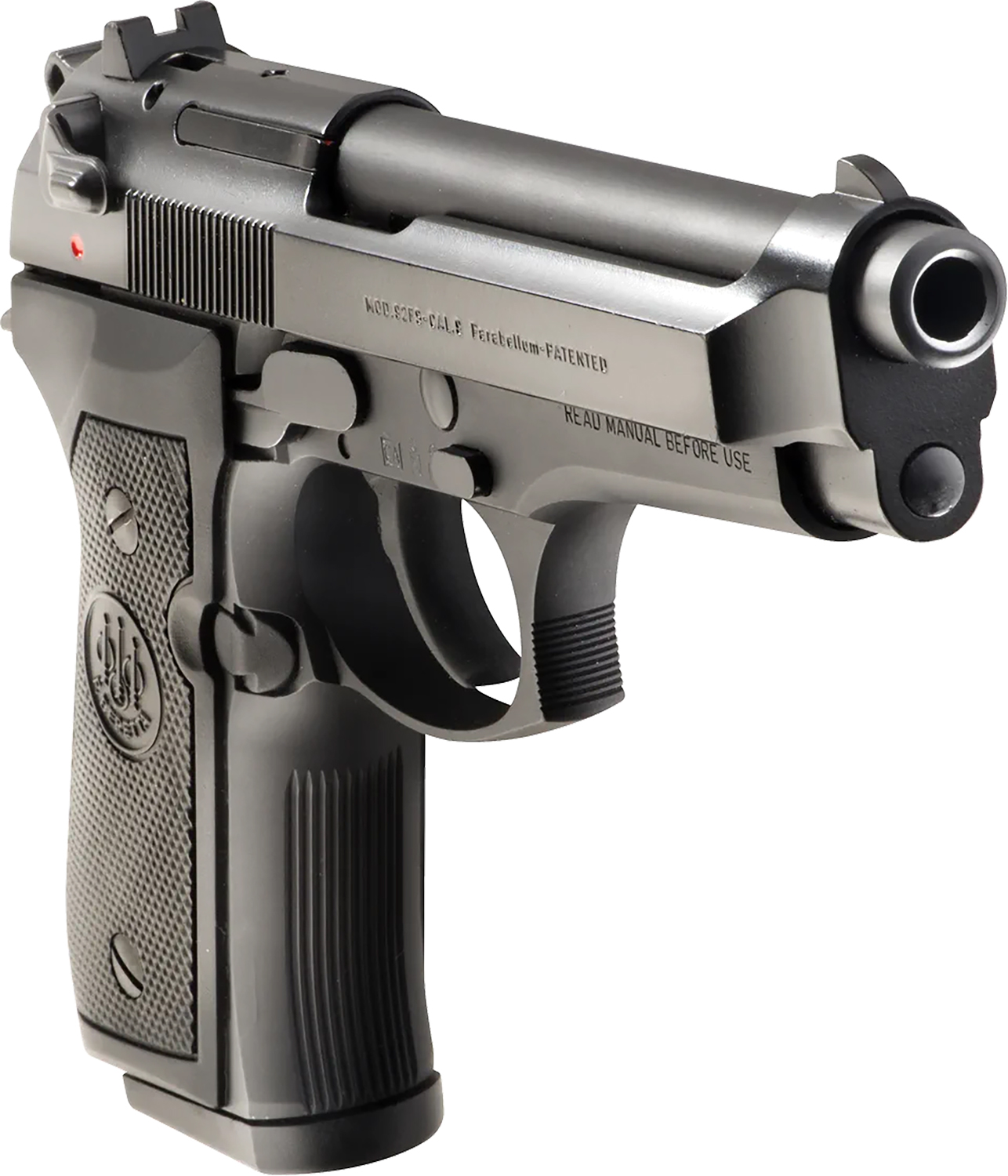 Beretta 92FS 9mm 4.9in 15rd Black — Reliable Full Size Pistol 4 Beretta 92FS 9mm pistol with 4.9 inch barrel and 15 round magazine