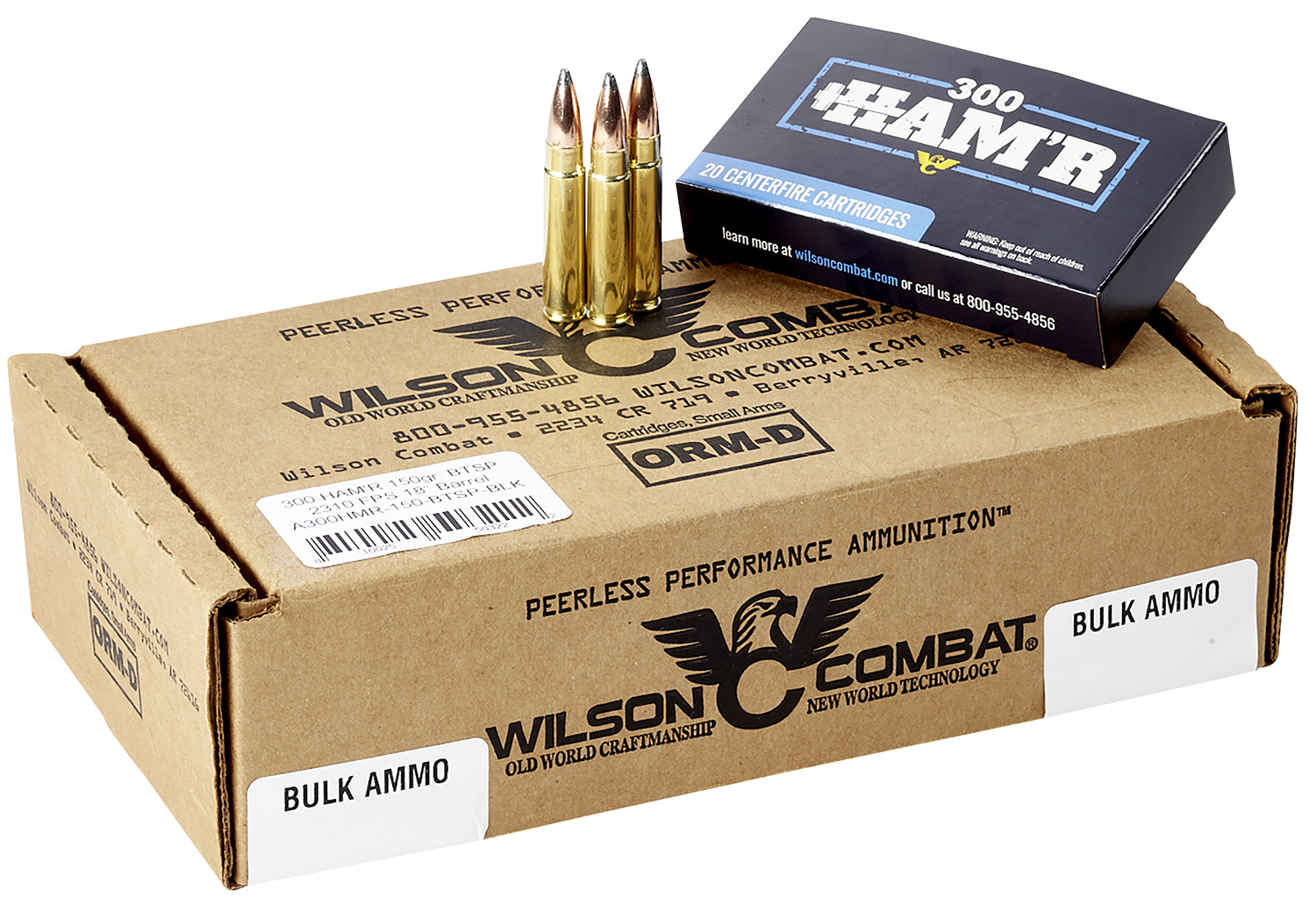 Wilson Combat A300HMR150BTSP HAM’R Boat Tail 300 150 gr Speer Soft...