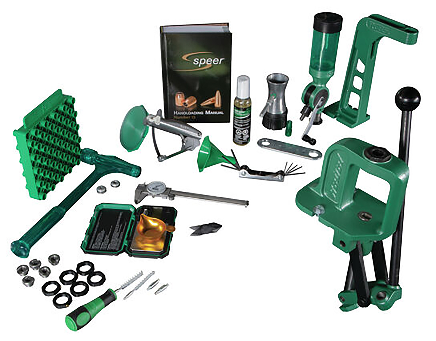 RCBS Rebel Plus Reloading Kit Single Stage Press Uniflow-III Powder Measure