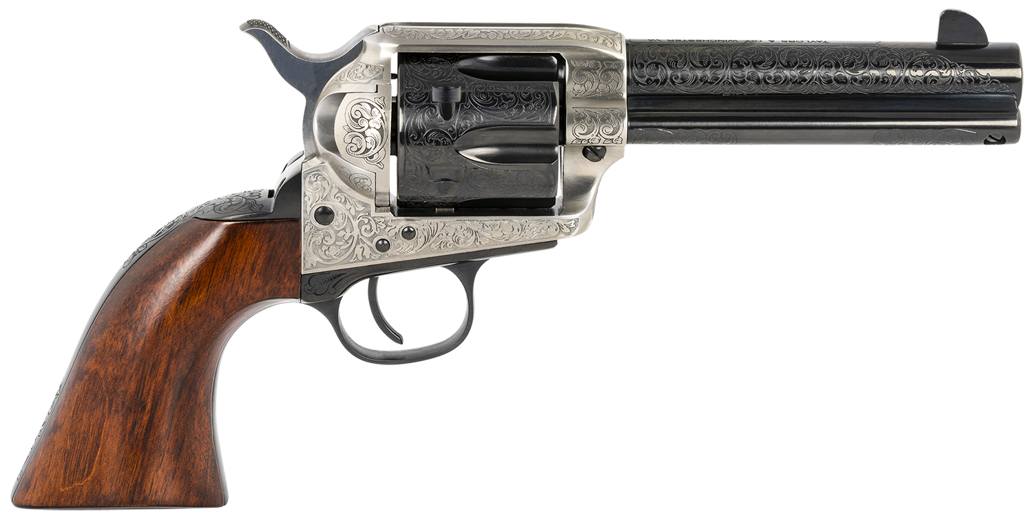 Taylors & Company 550925 1873 Cattleman .45 Colt 4.75" Engraved Revolver