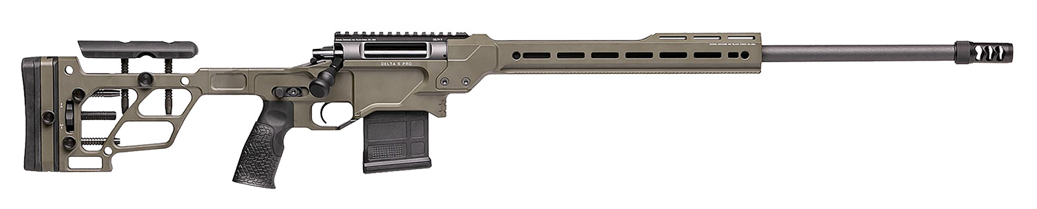Daniel Defense 4215910730 Delta 5 Pro  6.5 Creedmoor 24" 10+1 Black Hard Coat Anodized Black Adjustable w/Adjustable Cheek Piece & LOP Stock Black Polymer Grip Right Hand