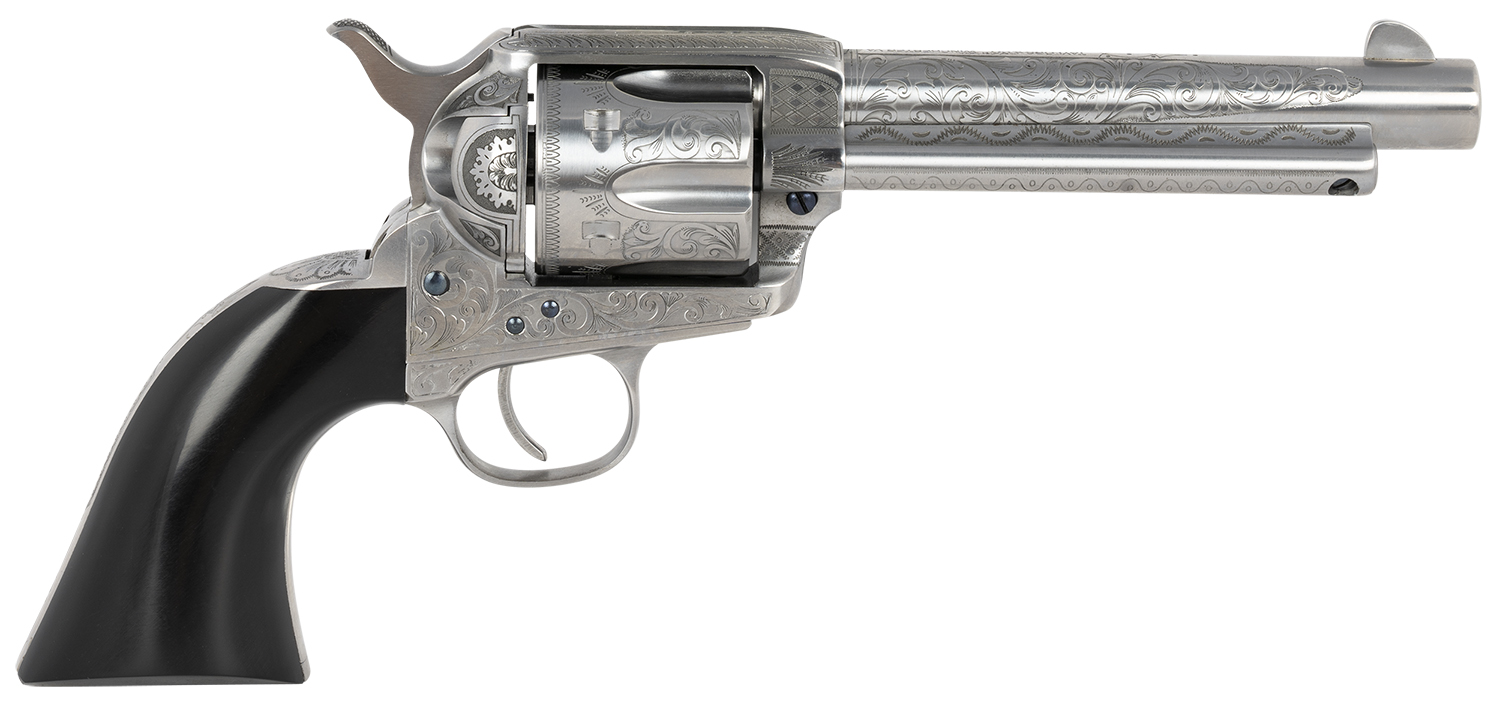 TAYLORS & COMPANY 1873 Cattleman Engraved 357 Mag 5.5in 6rd Revolver