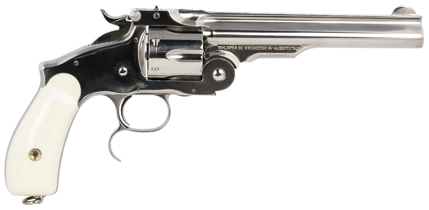 Taylors & Company 550692 Russian 45 Colt 6.5" Nickel Revolver Ivory Grip