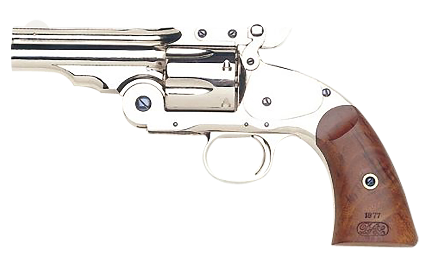 Taylors & Company 550675 Schofield 44-40 Win 5" Nickel-Plated Revolver