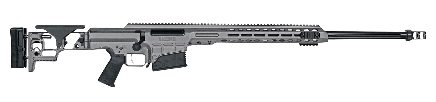 Barrett 18498 MRAD  6.5 Creedmoor 24 10+1 Tungsten Gray Cerakote Gray Fixed Adjustable Comb Stock Black Polymer Grip Right Hand