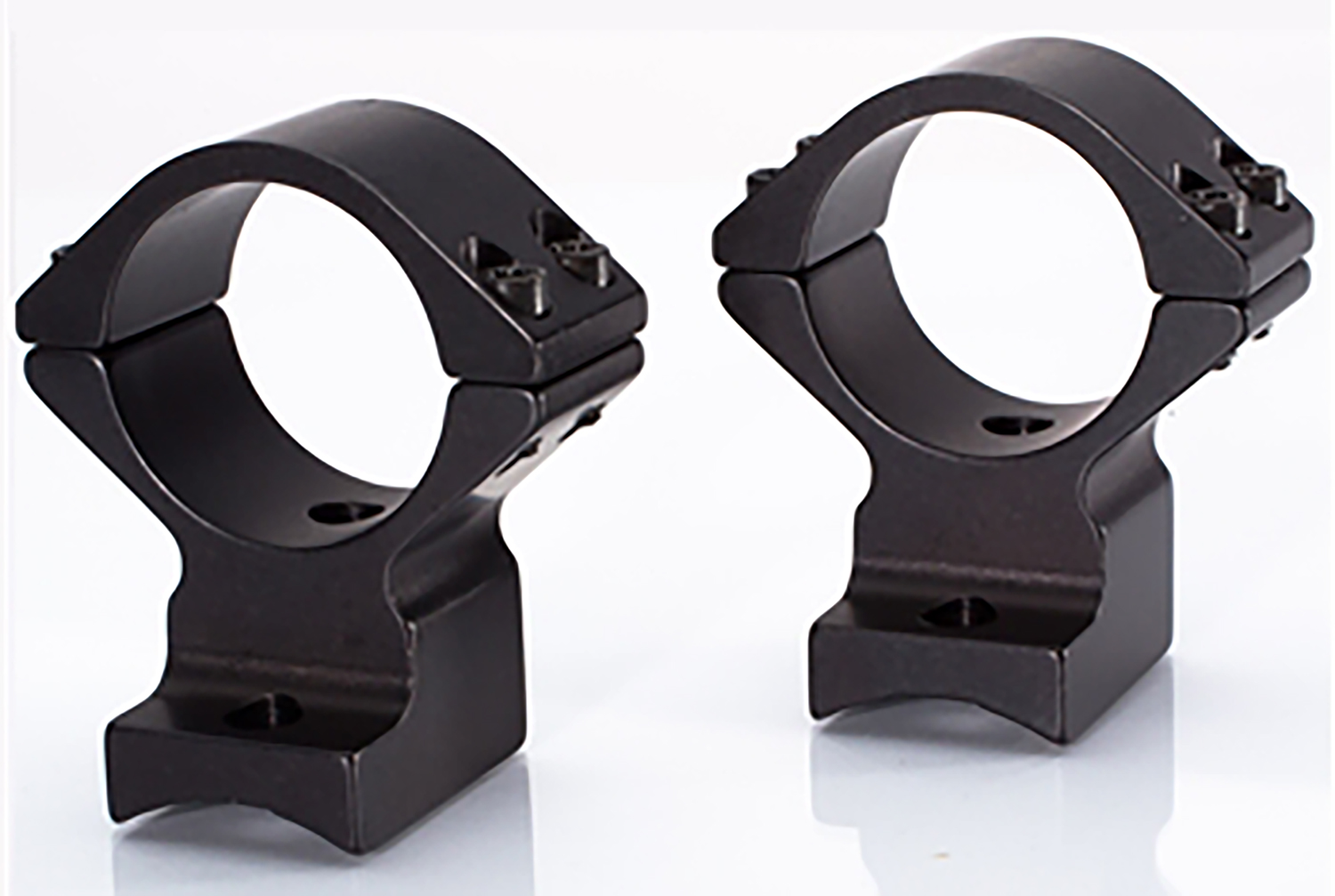 Talley 950711 Scope Mount/Ring Combo 1" Tube High Black Aluminum
