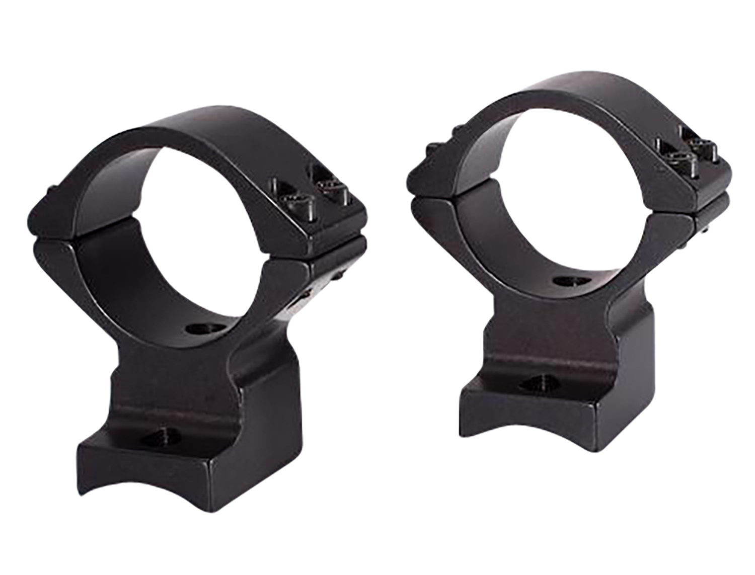 Talley 740711 Scope Mount/Ring Combo 30mm Medium Black Aluminum