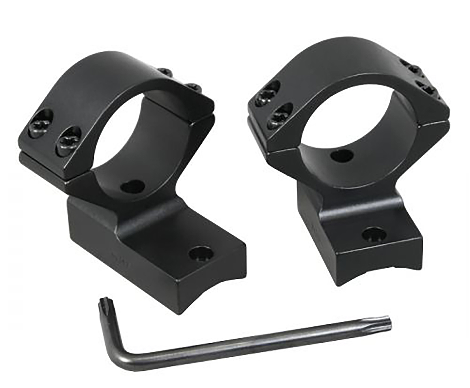Talley 948749 Scope Mount/Ring Combo  Black Anodized Aluminum 1 Tube Kimber 84M Medium Rings 0 MOA