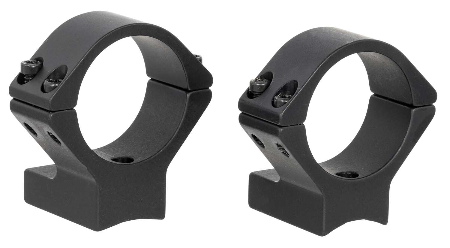 Talley 730702 Scope Mount/Ring Combo  Black Aluminum 30mm Tube Winchester Model 70 Low Rings 0 MOA