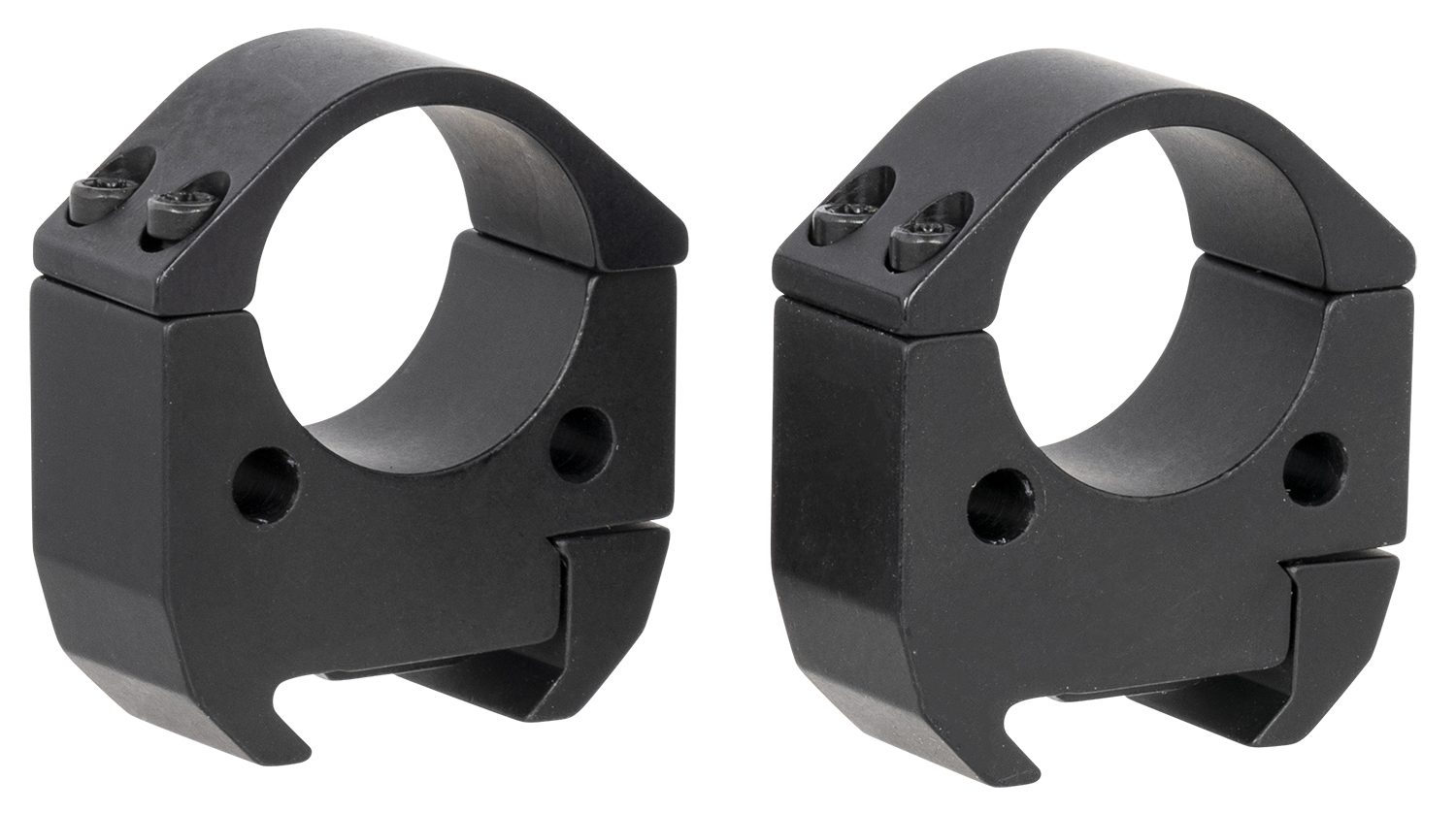 TALLEY 1in High Black Alloy Modern Sporting Rings Fits Picatinny (TMS10H) - Talley Manufacturing - 1"