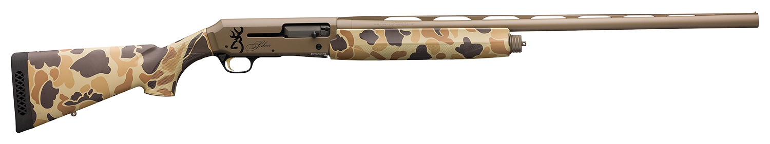 Browning Silver Field Camo FDE 12GA 28in. Barrel 4rd Vintage Tan Camo...