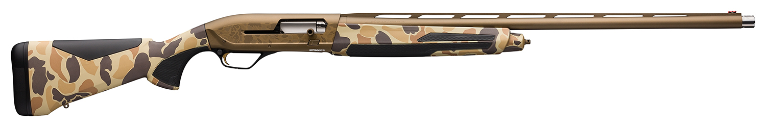 Browning 011739205 Maxus II Wicked Wing 12 Gauge 3.5 4+1 (2.75) 26 Burnt Bronze Cerakote Barrel/Rec, Vintage Tan Camo Stock w/SoftFlex Cheek Pad & Overmolded Grip Panels