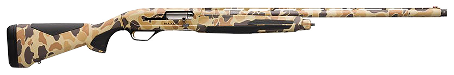 Browning 011740204 Maxus II  12 Gauge 3.5 4+1 (2.75) 28 Barrel, Full Coverage Vintage Tan Camo, Trimmable Synthetic Stock w/Overmolded Grip Panels, SoftFlex Cheek Pad