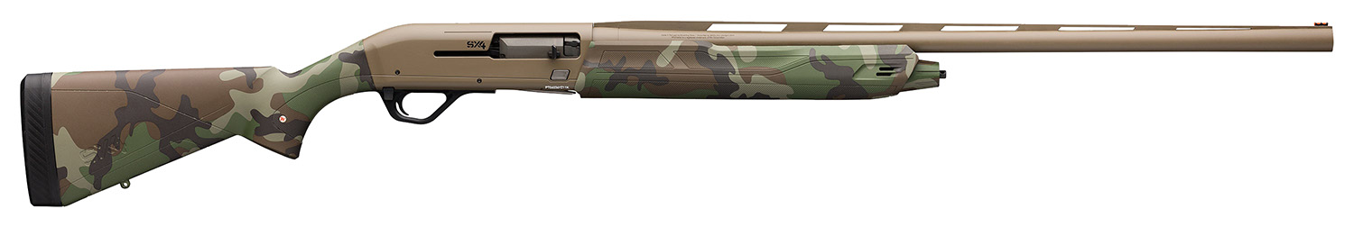 Winchester Repeating Arms 511290291 SX4 Hybrid Hunter 12 Gauge 26" 4+1 3.5" Flat Dark Earth Cerakote Rec/Barrel Woodland Camo Stock Right Hand (Full Size) Includes 3 Invector-Plus Chokes
