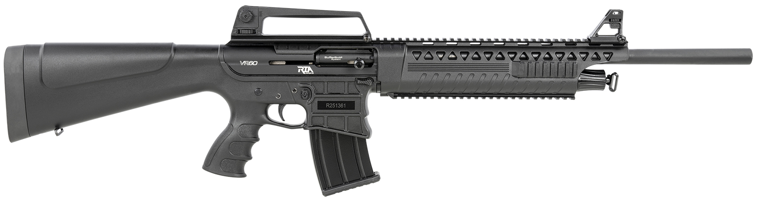 Rock Island Armory VR60 12 Gauge Semi-Auto Shotgun 20" Barrel 5 Rounds Black - ARMSCOR / Rock Island - 12GA