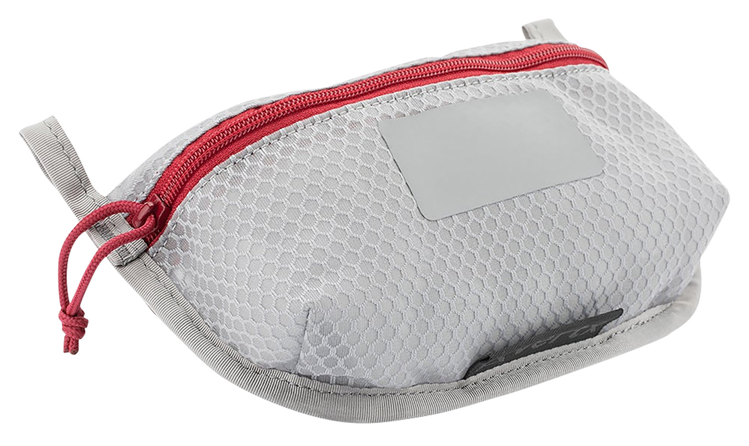 Vertx VTX5195AGYNA Overflow Pouch 2 pk, Small Size made of White Nylon with Mesh & Red Accents, YKK Zipper & Durable Hook Back Panels 5 W x 5 H Dimensions