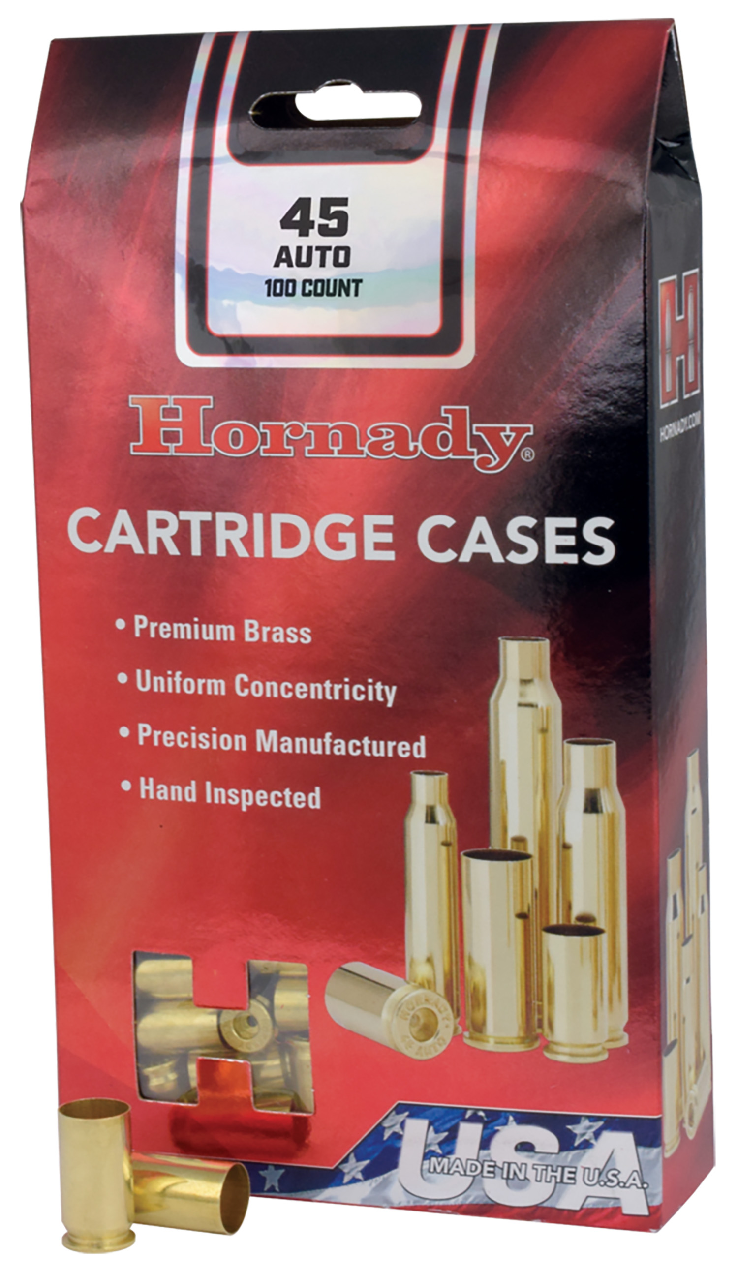 Hornady 8602 Unprimed Cases 22 Hornet Rifle Brass 50 Per Box