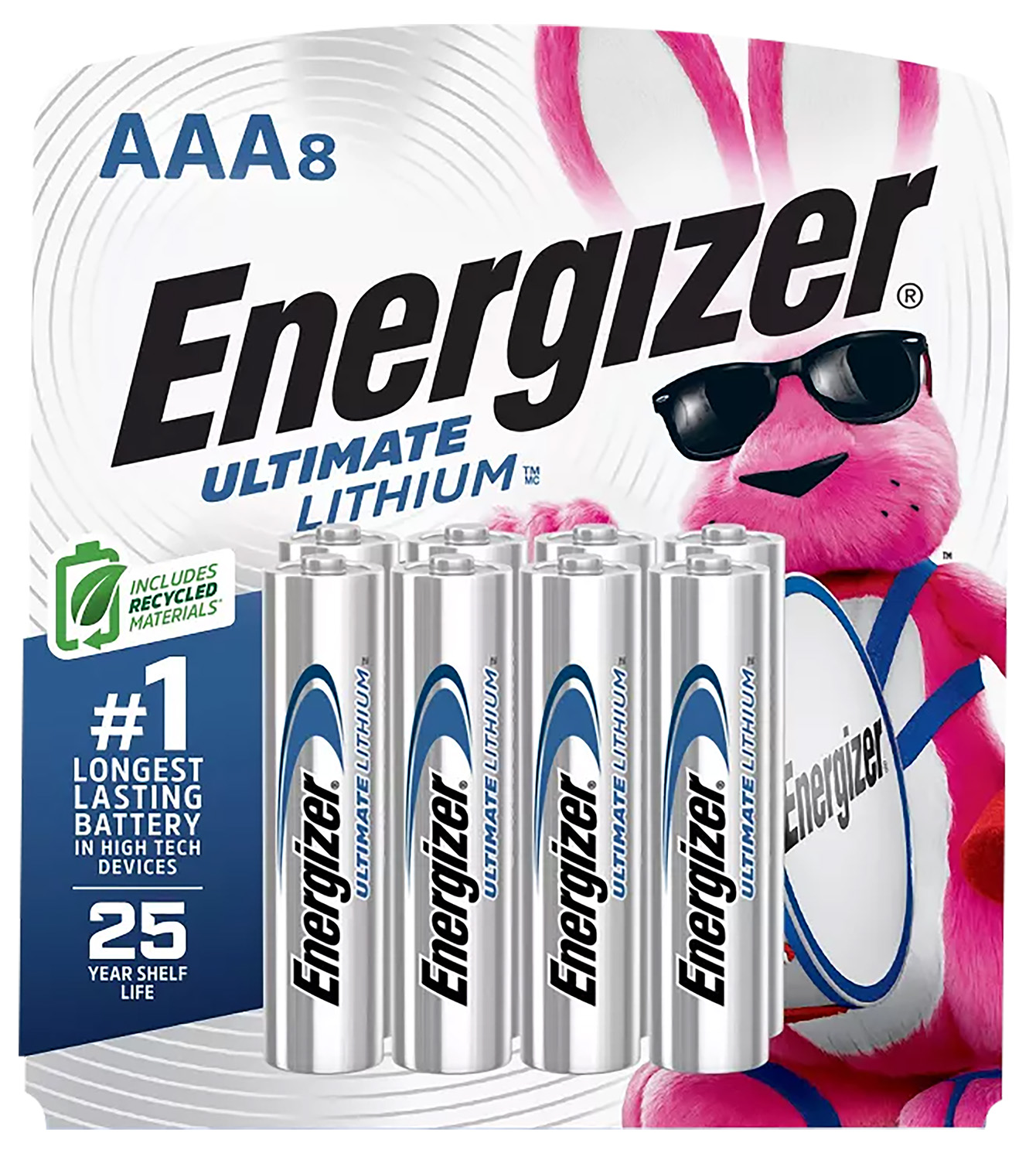 Energizer AAA Ultimate 1.5V Lithium Batteries 8-Pack