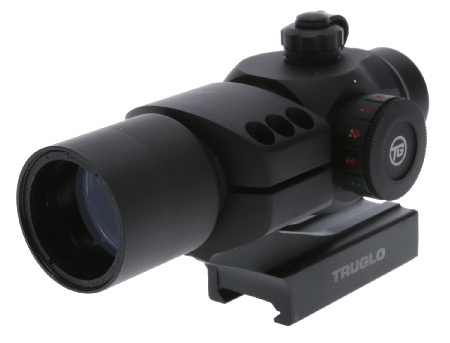 TRUGLO Triton 30mm Unlimited Eye Relief 3-Color 5 MOA Red Dot Sight
