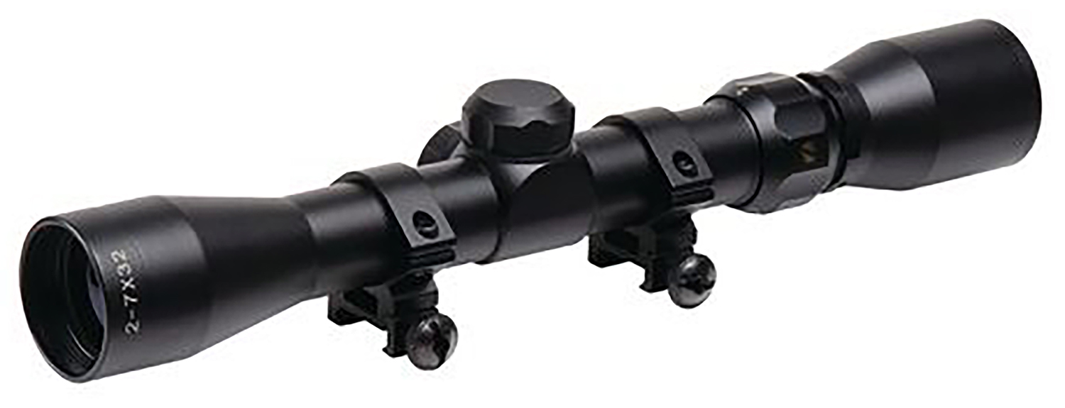 TruGlo TG-TG852732B Trushot 2-7x32mm Duplex Reticle Scope Black Anodized