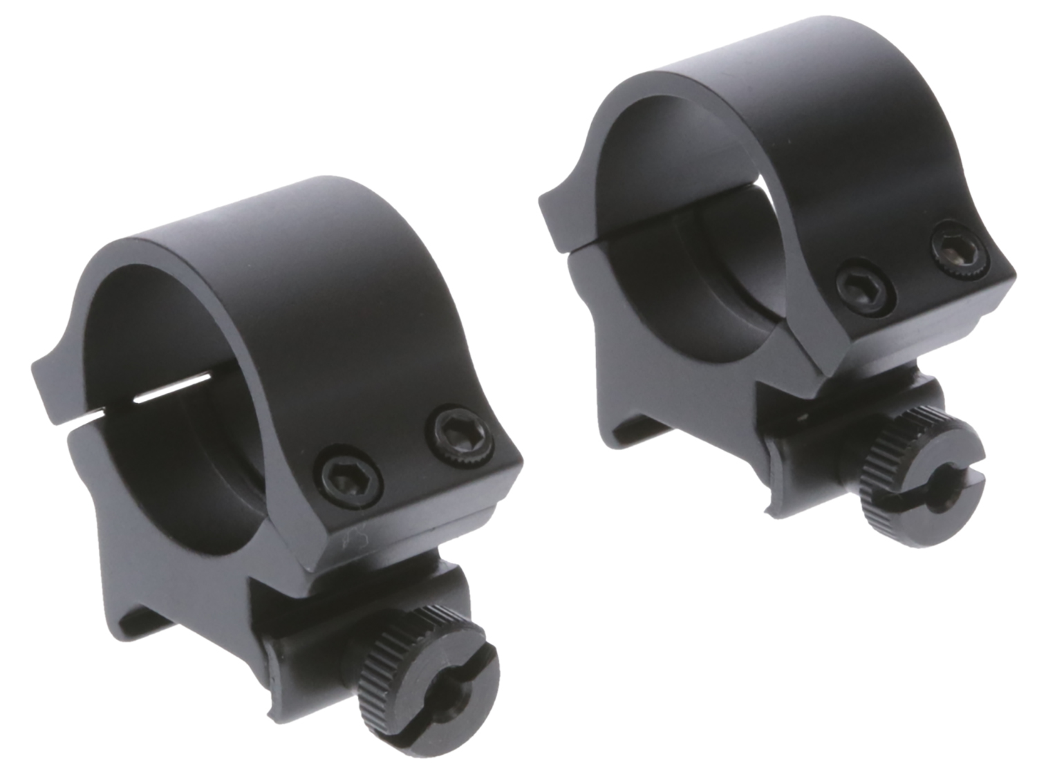 TruGlo TGTG8961B2 Lightweight Scope Rings  Matte Black 1 High