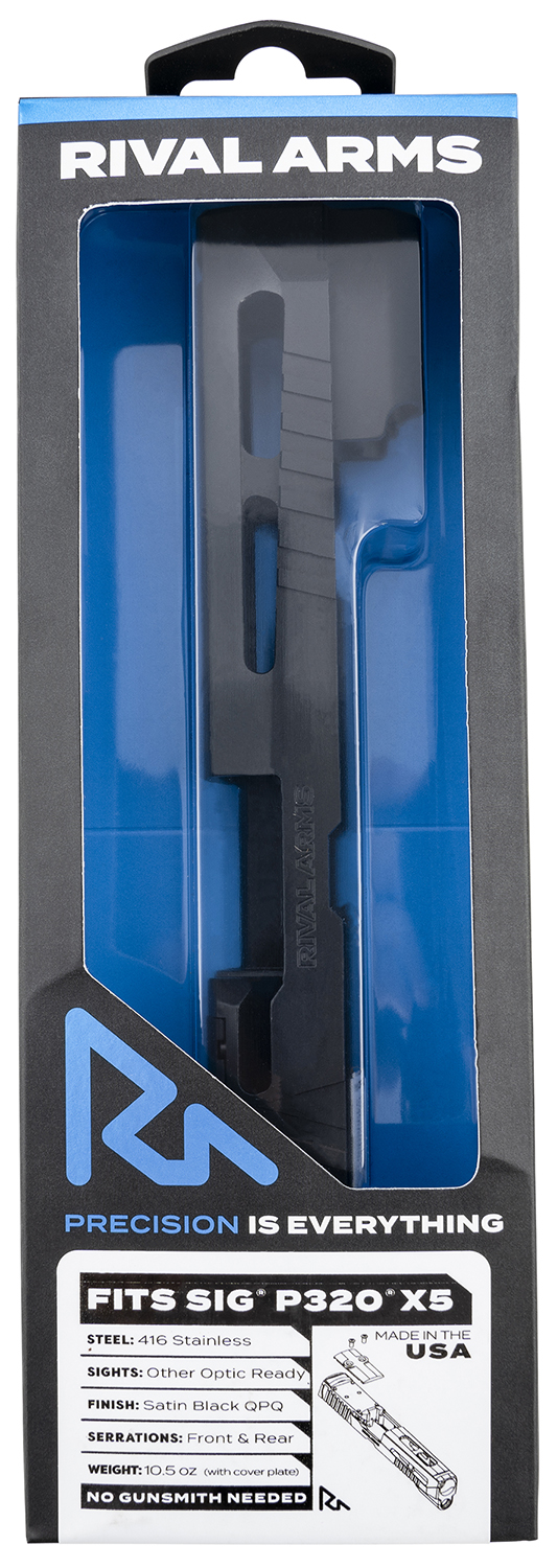 Rival Arms RA-RA10P502A Slide Sig P320 X-Five Black 17-4 Stainless Steel